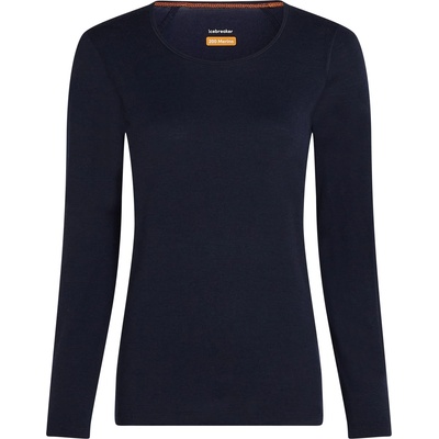 Icebreaker Дамско мериносово термобельо Icebreaker Women's 200 Oasis L/S Scoop Merino base layer - Midnight Navy - размер XS (115-0925-1111)
