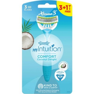 Wilkinson Sword My Intuition Comfort Coconut Delight + 3 ks hlavic