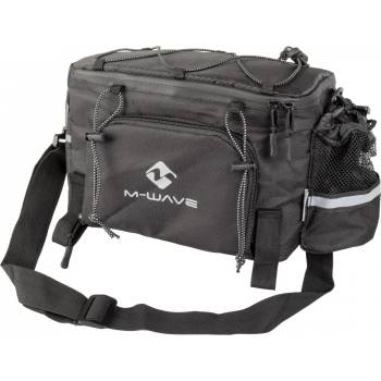 M-Wave Велосипедна дисага M-wave Amsterdam EXP Pannier - Black / Grey - размер 300 x 220 x 170/300 mm (510-4252-0111)