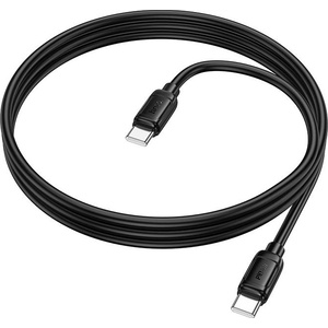 hoco. USB кабел за зареждане C-C 1m X115 Surpass 60W черен (HC651998) (HC651998)