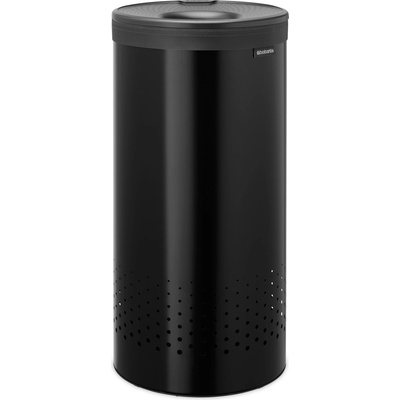 Brabantia Кош за пране, 35 л, матовочерен, стомана, Brabantia (BRAB242342)