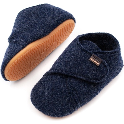Froddo PREWALKERS WOOLY DARK BLUE