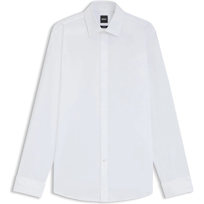 HUGO BOSS Риза Boss Men's Long Sleeve Plain Shirt - White 100
