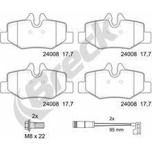 Sada brzdových platničiek kotúčovej brzdy ( na jednu nápravu) BRECK 24008 00 703 00 24008 00 703 00