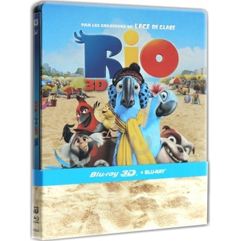 Rio 3D: (3D + BD), steelbook Francie, BRD 3D BD