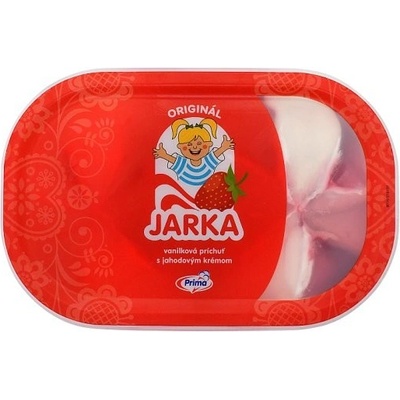 Prima Jarka Originál vanilková príchuť s jahodovým krémom 900 ml