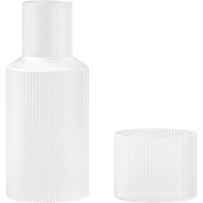 Ferm Living Гарафа Ripple с чаша без столче облицована 2 части (1104269326)