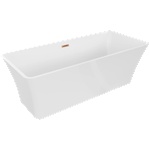 Mexen Tonia 170x75 cm white/brushed copper (52171707500-65)