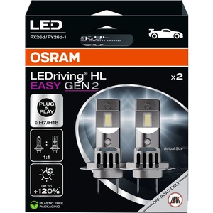 OSRAM LEDriving HL EASY GEN2 2HB H7/H18 16W 6500K