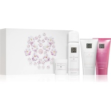 Rituals The Ritual Of Sakura sprchová pěna 50 ml + tělový krém 70 ml + peelingový krém 70 ml + vonná svíčka 25 g