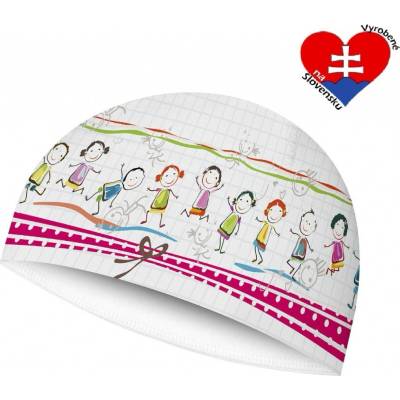 Sportcool Detská čiapka Active Kids 7807 biela/viacfarebná