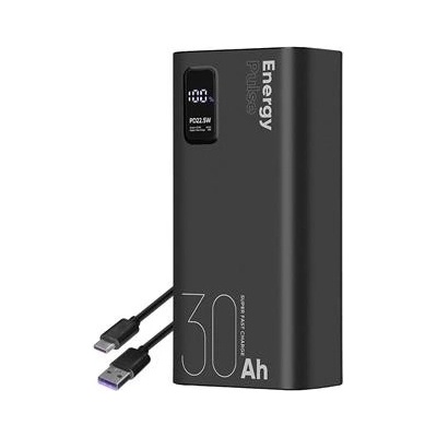 OBAL:ME EnergyPulse 30000mAh 22,5W čierna