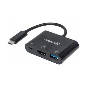 Manhattan USB-C 3.1 to HDMI/USB-A/USB-C Adapter Cable