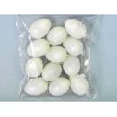 Vajíčka závěs pvc 12ks/4cm bílá