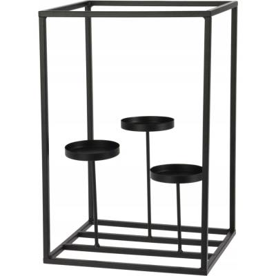 Svícen na čajové svíčky Home Styling Collection 36 cm na 3 svíčky