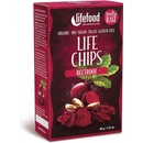 Chipsy Lifefood life chips Zeleninové chipsy z červené řepy Bio Raw 40 g