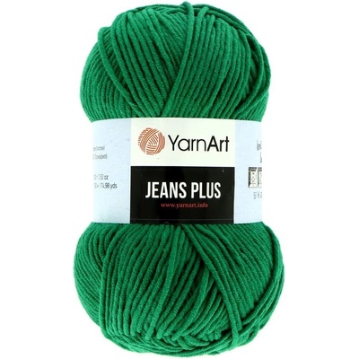 YarnArt Jeans Plus 52 zelená