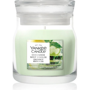 Yankee Candle Cucumber Mint Cooler ароматна свещ Signature 110 гр