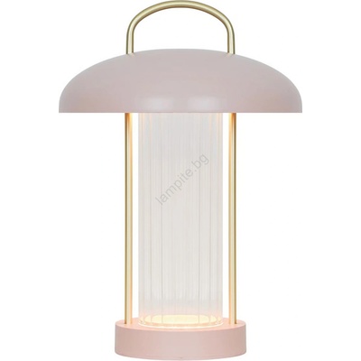 Nordlux - LED с регулируема яркост. Презареждаема сензорна настолна лампа MIRANO LED/3W/3, 7V розова (NX0711)