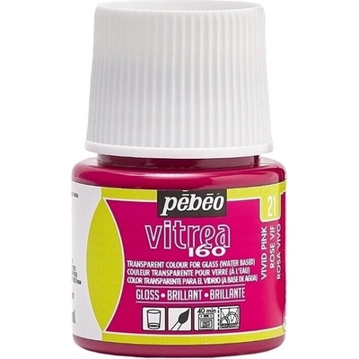 Pébéo Vitrea 160 Боя за стъкло Vivid Pink 45 ml 1 бр (111021)