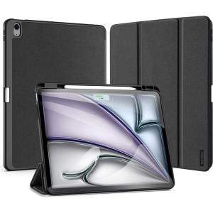 Dux Ducis Калъф за iPad Air 13 (2026/2025/2024) - Domo Series (със държач за Apple Pencil) - Dux Ducis - Черен