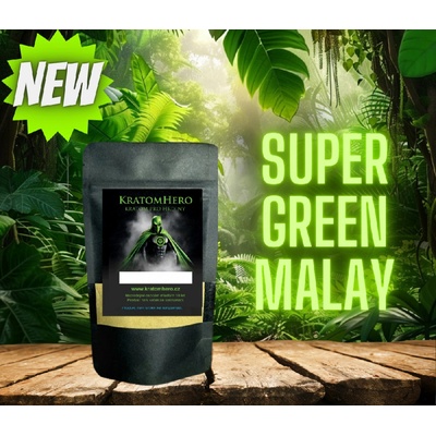 KratomHero Super Green Malay Kratom 50 g