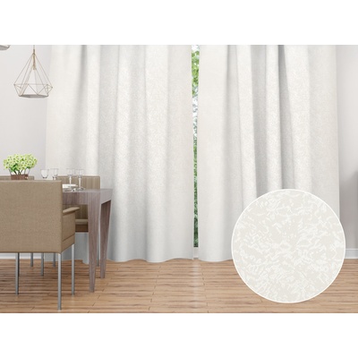 Biante Dekorační závěs TF-033 Venezia smetanový - š. 150 cm 150x160 cm