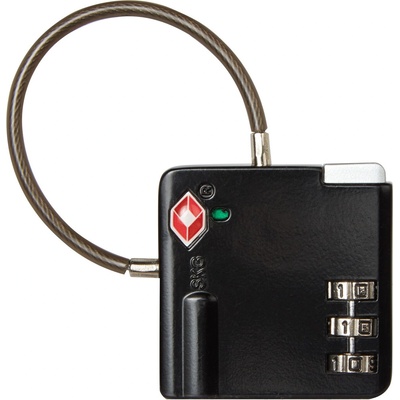 Craghoppers TSA Padlock Combo/Cable Цвят: черен