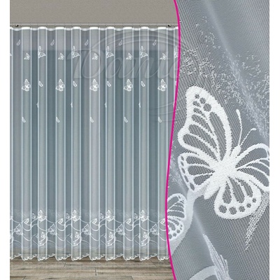Záclona MOTÝLÍ RÁJ - 250 cm