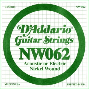 D'Addario NW 062 Единична струна за китара (NW062)