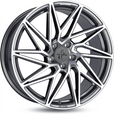 Keskin KT20 8x18 5x112 ET45 anthracite polished