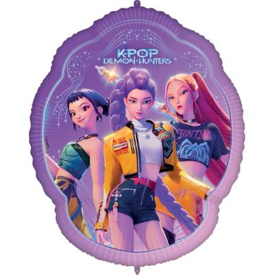 Procos Kruh "K-Pop: Lovkyně démonů" 46cm fóliový balónek + závaží