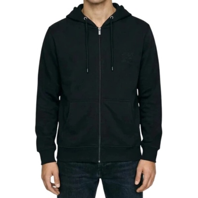 Lee Cooper Originals na zips kapucňou čierna