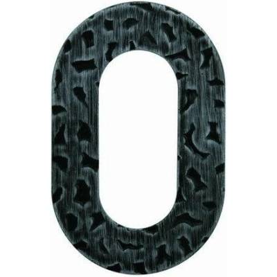 MPkovania LR - DOMOVÁ ČÍSLICA "0" - 120 mm, CIK - čierna kovaná