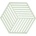 Zone Denmark Hexagon Поставка за горещи съдове, ментова (36552)