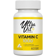 VPLab Vitamin C 1000 + sušený extrakt ze šípků 60 veganských kapslí