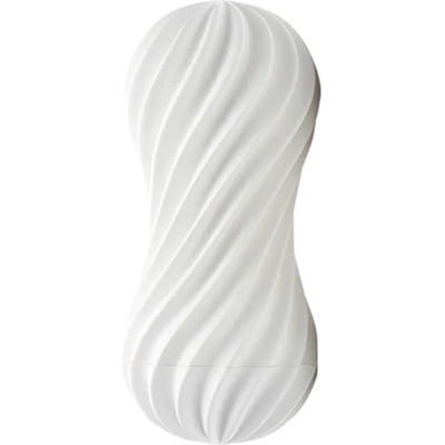 Мастурбатор, копринена мекота - Tenga Flex Silky White (TENGA00142)