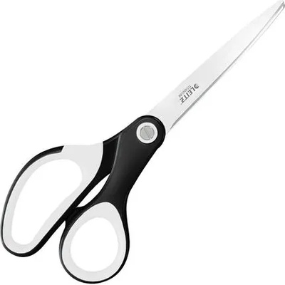 Leitz Офис ножица, 20, 5 см, LEITZ "Wow Titanium", черна 53192095 (53192095)