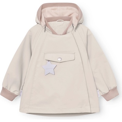 Mini A Ture Детско водоустойчиво яке Mini a ture Kid's Matwai Fleece Lined Jacket Waterproof jacket - Sandshell - размер 116 (703-6704-0415)