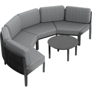 Garden Point Градински ъглов диван Parana Corner 4 антрацит Garden Point (GAP1531F-COR4)