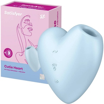 Satisfyer Cutie Heart modrý