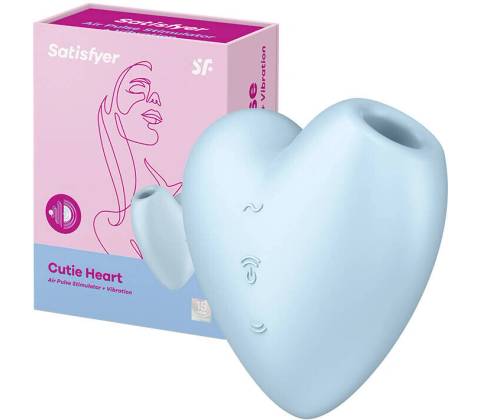 Satisfyer Cutie Heart modrý