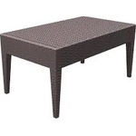 Siesta Exclusive SI-Маса ратан за шезлонг 92х53хh45cm. "MIAMI" КАФЯВА (855) (014218)