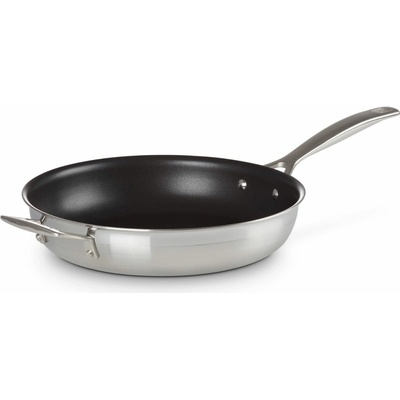 Le Creuset Nepřilnavá pánev CLASSIC 28 cm, stříbrná, nerezová ocel