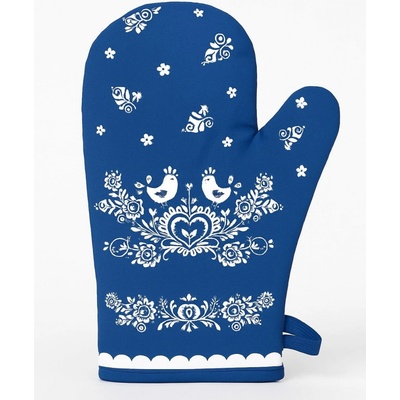 Frobyt Kuchyňská chňapka FOLK podklad modrý 28 x 18cm – Zboží Dáma