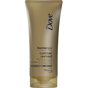 Dove Derma Spa tělové mléko Summer Rev dark 200 ml
