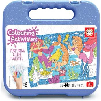 Image 1 of Educa Пъзел за оцветяване Educa от 50 части - Русалки (EDU18067)