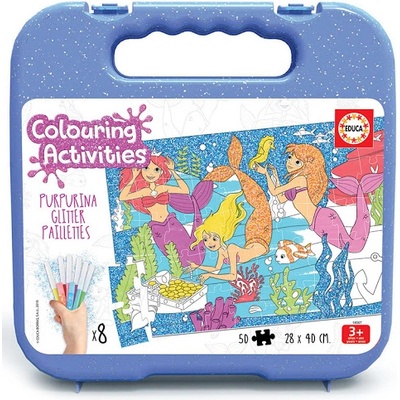 Educa Пъзел за оцветяване Educa от 50 части - Русалки (EDU18067)