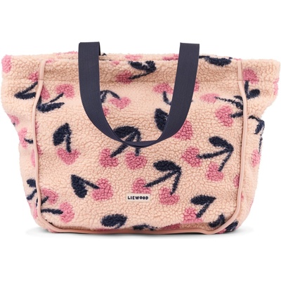 LIEWOOD Чанта за рамо Liewood Reed Pile Totebag Shoulder bag - Mega Cherry Heart / Rosey - размер One Size (510-7442-0111)