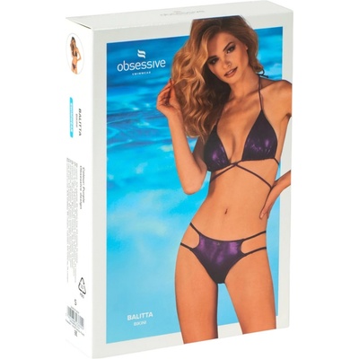 Obsessive Balitta dvojdielne bikiny tmavofialová